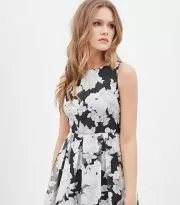 Rochie cu motiv floral "Organza"