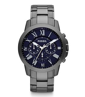  Grant Chronograph Stainless Steel Watch - Smoke 